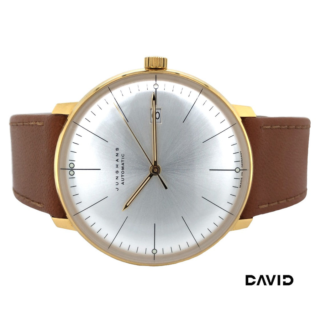 Junghans Max Bill 38 Stahl vergoldet DAVID Juwelen Werte