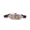Damenuhr Art Deco Achtkant Diamant 750-18k Weißgold