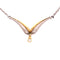 Collier Brillant Platin 950 + Gold 750