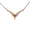 Collier Brillant Platin 950 + Gold 750