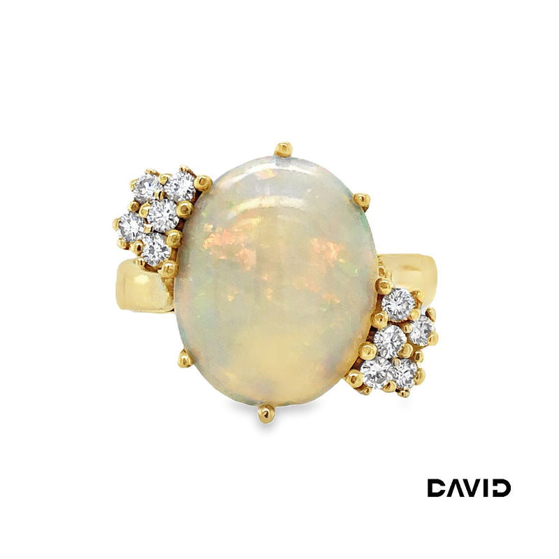 Ring Brillant & Opal Gold 585/14k