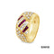 Ring Brillanten/Rubin Gold 18k