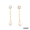 Ohrhänger Diamanten & Perlen Gold 750/18k