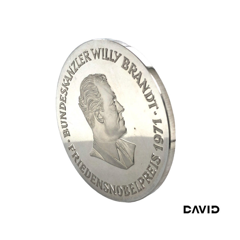 Silbermedaille Willy Brandt SPD 1992 Silber s999