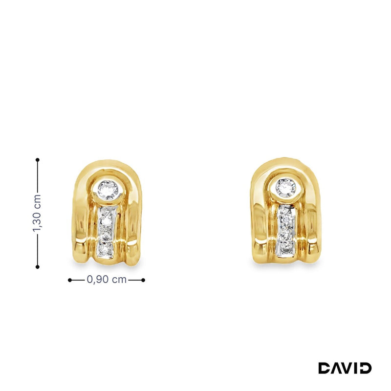 Ohrstecker Brillanten Gold 14k