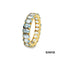 Memoire Ring Blautopas Gold 14k