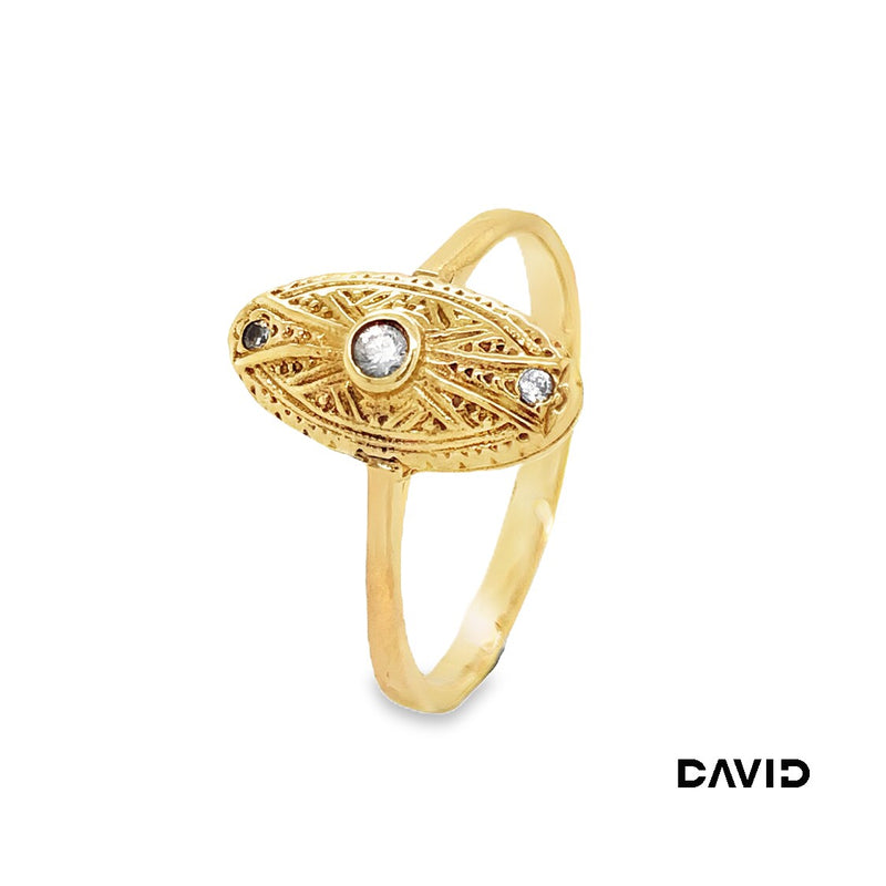 Ring Zirkonia Gold 585/14k