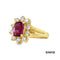 Ring Brillanten & Rubin Gold 585/14k