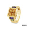 Ring Citrin / Amethyst / Peridot Gold 14k