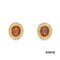 Ohrstecker Mondstein/Brillanten Gold 750/18k