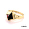 Ring Dia./Onyx/Rubin Gold 585/14k