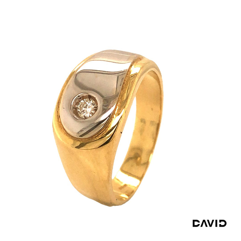 Ring Brillant Gold 18k Bicolor