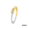 Ring Brillant Gold 18k Bicolor