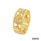 Ring Elefant Achtkant Diamant Gold 585/14k