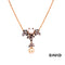 Collier Diamant Altschliff & Perle Gold 585/14k