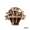Brosche Van Cleefs & Arpels Brillanten / Farbsteine Gold 750/18k