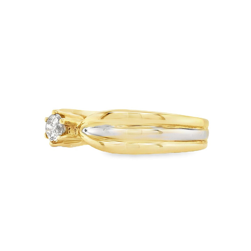 Ring Brillant Gold 14k Bicolor