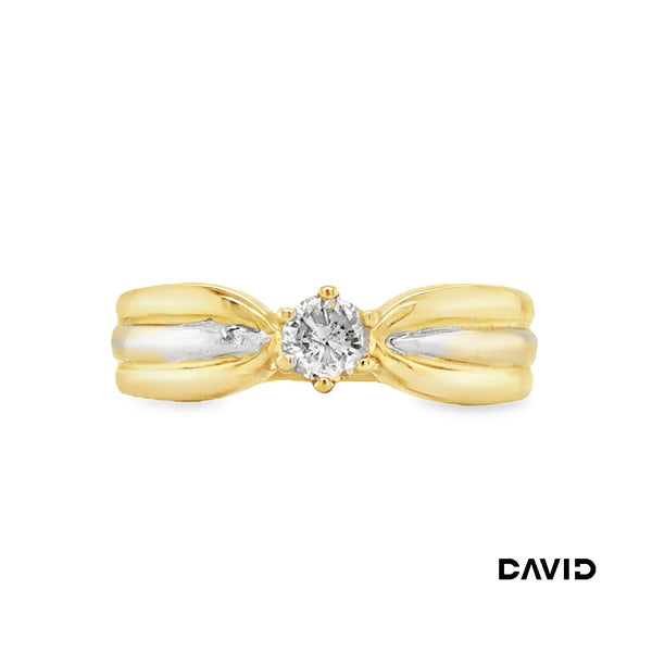 Ring Brillant Gold 14k Bicolor