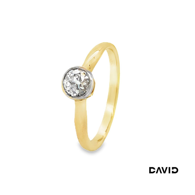 Ring Diamant Altschliff Gold 14k