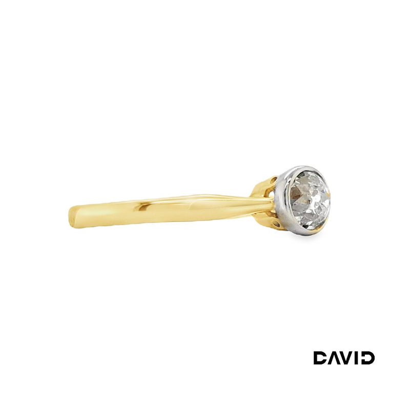 Ring Diamant Altschliff Gold 14k