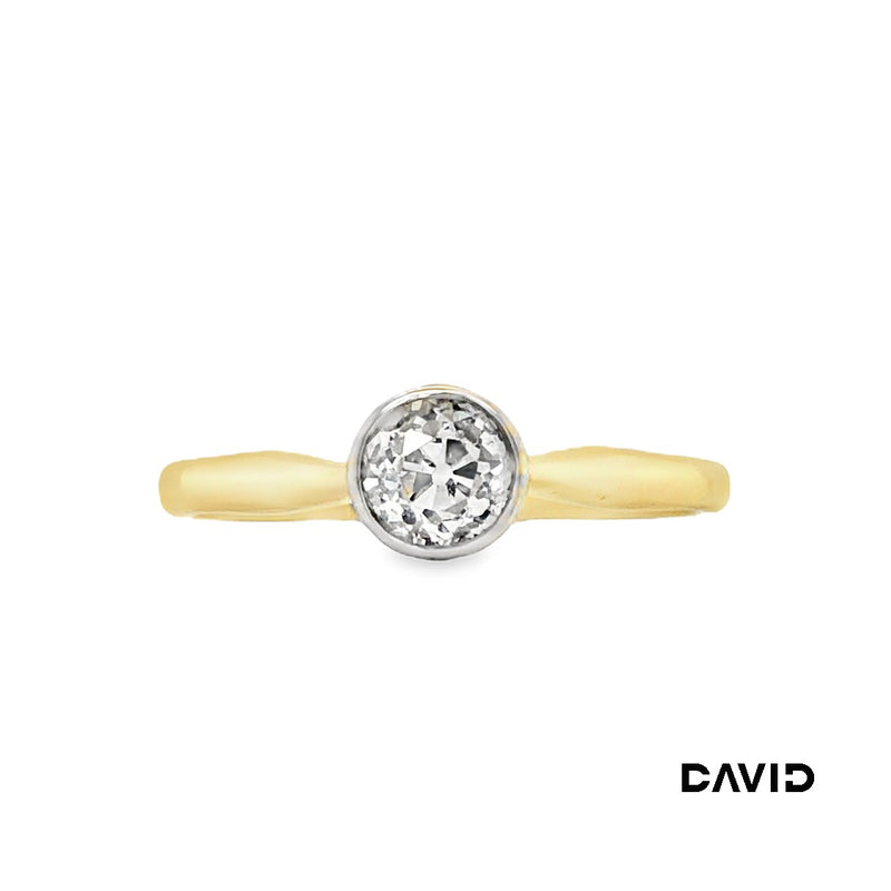 Ring Diamant Altschliff Gold 14k