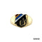 Ring Emaille Gold 585/14k