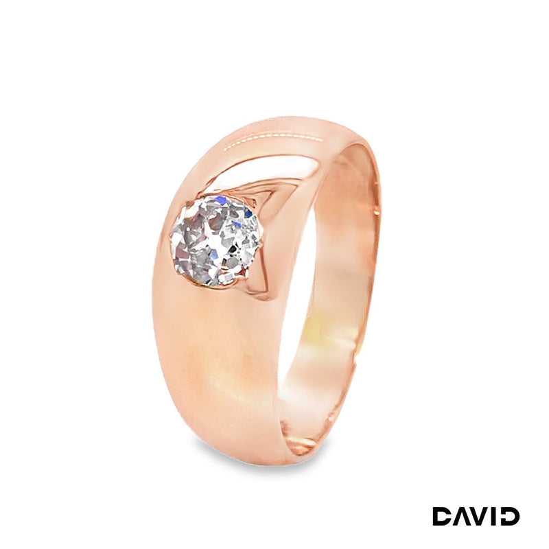 Ring Diamant - Altschliff 14k Roségold