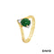 Ring Brill/Jade Gold 585/14k