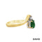 Ring Brill/Jade Gold 585/14k