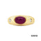 Ring Brillanten/Farbstein Rubin Gold 585/14k