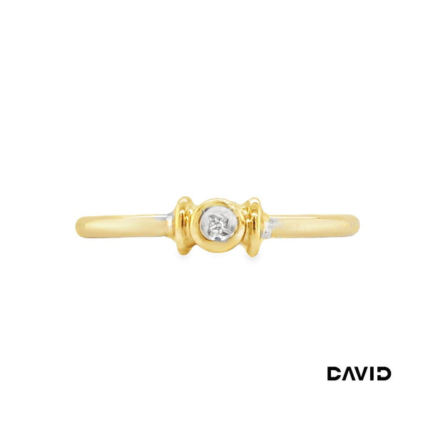 Ring Brillant Gold 14k Bicolor