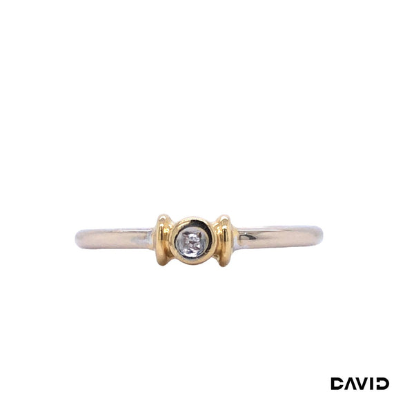 Ring Brillant Gold 14k Bicolor