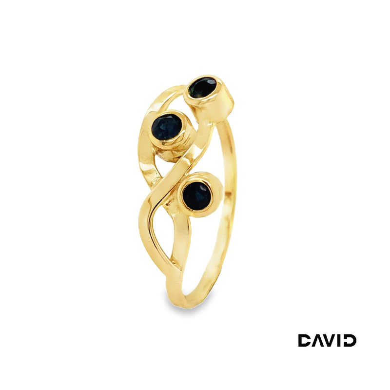 Ring Saphir Gold 750/18k