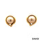 Ohrstecker Perle mit Brillant Gold 585/14k