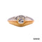 Ring Brillant Gold 18k Bicolor