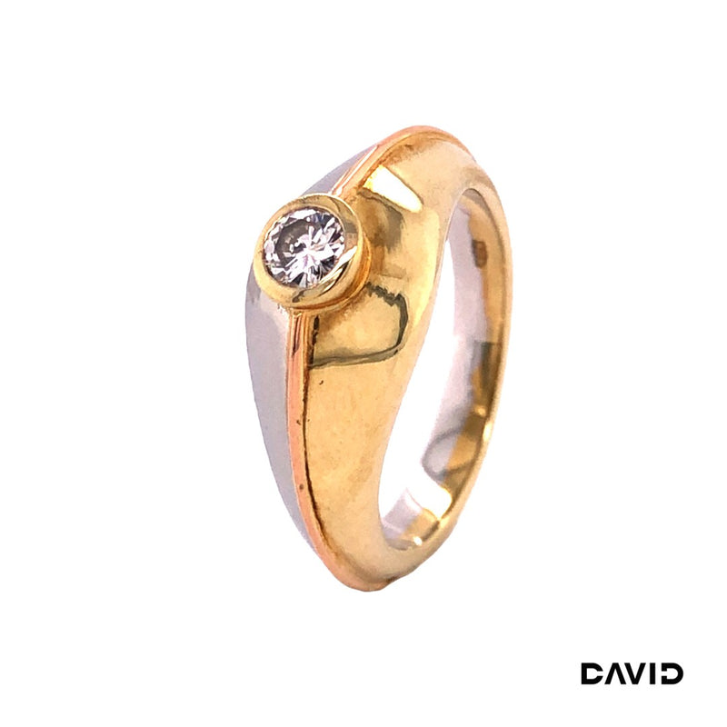 Ring Brillant Gold 18k Bicolor