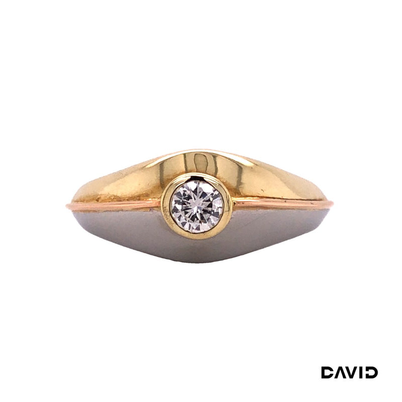 Ring Brillant Gold 18k Bicolor