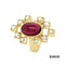 Ring Ameth./Perle Gold 585/14k