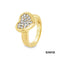 Ring Herz Brillanten Gold 18k