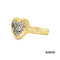 Ring Herz Brillanten Gold 18k