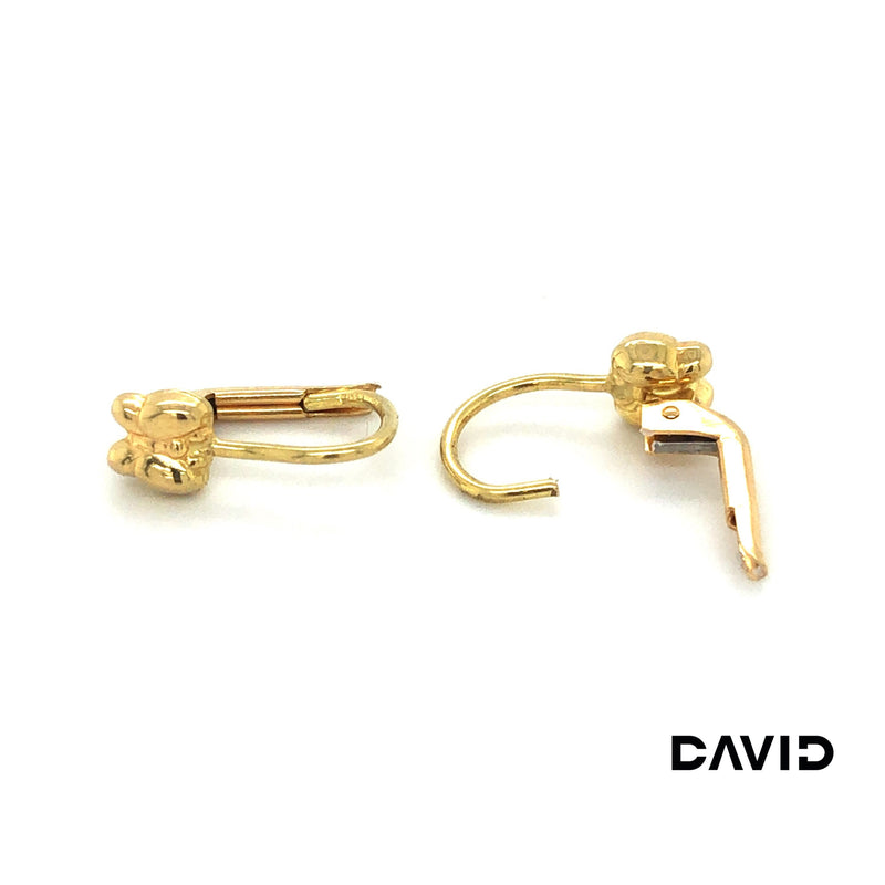 Kinderohrhänger Schmetterling Gold 750/18k