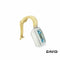 Anhänger Clip Blautopas Gold 14k Bicolor