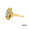 Ring Farbstein blau Gold 585/14k