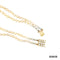 Perlenkette 2reihig Akoya Perle Gold 750/18k