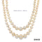 Perlenkette 2reihig Akoya Perle Gold 750/18k