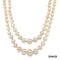 Perlenkette 2reihig Akoya Perle Gold 750/18k