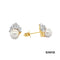 Ohrstecker Brillanten/Akoyaperle Gold 750/18k