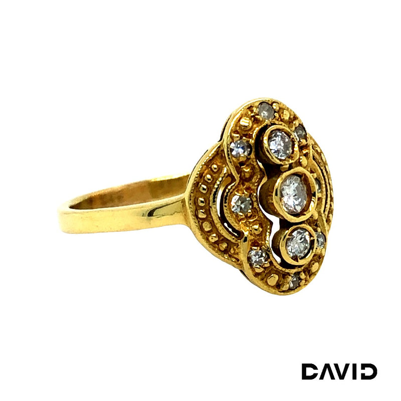 Ring Brillanten Gold 18k