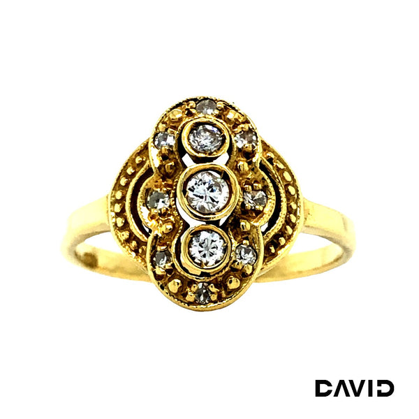 Ring Brillanten Gold 18k