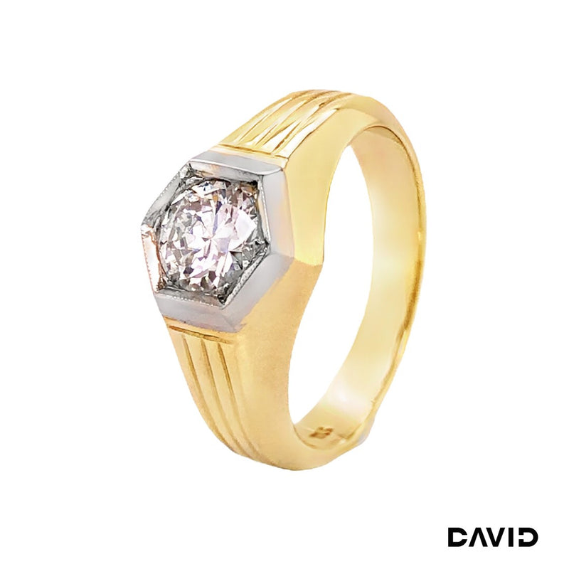 Ring Brillant Gold 14k Bicolor